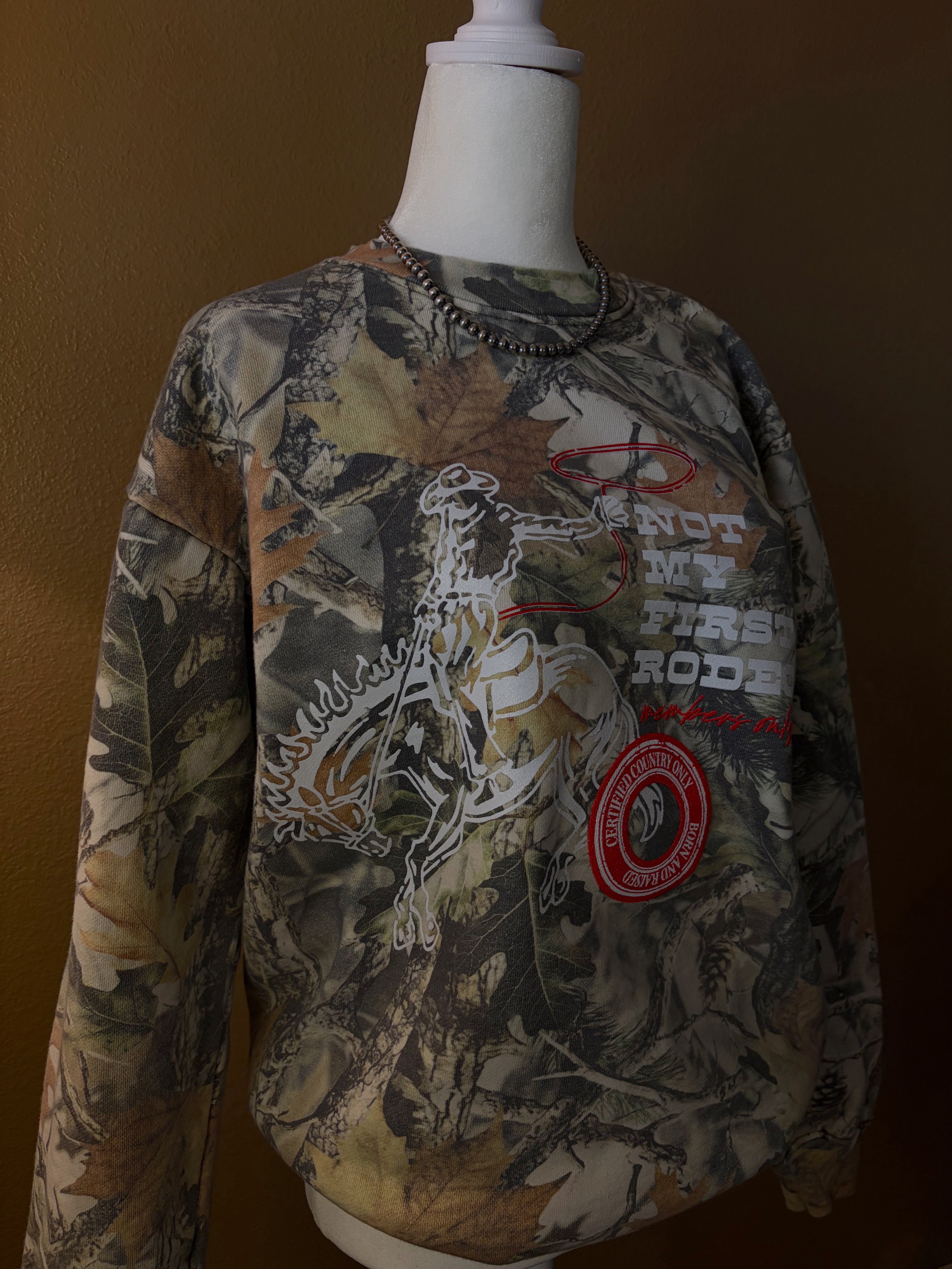 Members Only Camo Sweatshirt