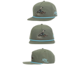 Moss Green Blue Wing Teal Ripstop Hat