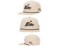 Light Khaki Pintail Ripstop 5 Panel Rope Hat