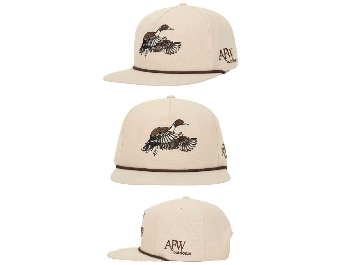 Light Khaki Pintail Ripstop 5 Panel Rope Hat